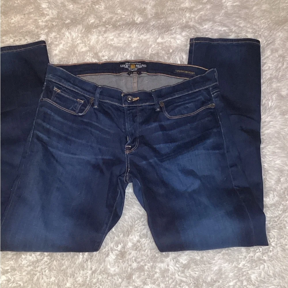 Lucky Brand Cate stacked skinny Women's Dark Blue Jeans 12